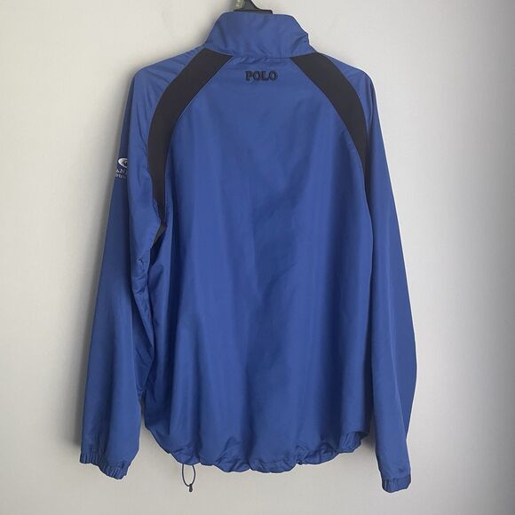Ralph Lauren Polo Golf Jacket Men’s Size Medium Blue Full Zip Long Sleeve - Picture 3 of 16